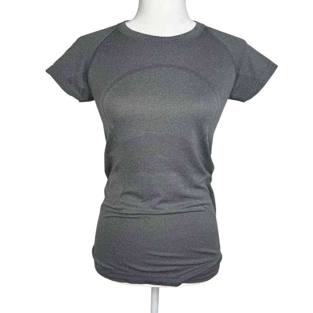 Lululemon Variegated Mesh Swiftly Tech Short Sleeve Top 6 Athleisure Workout